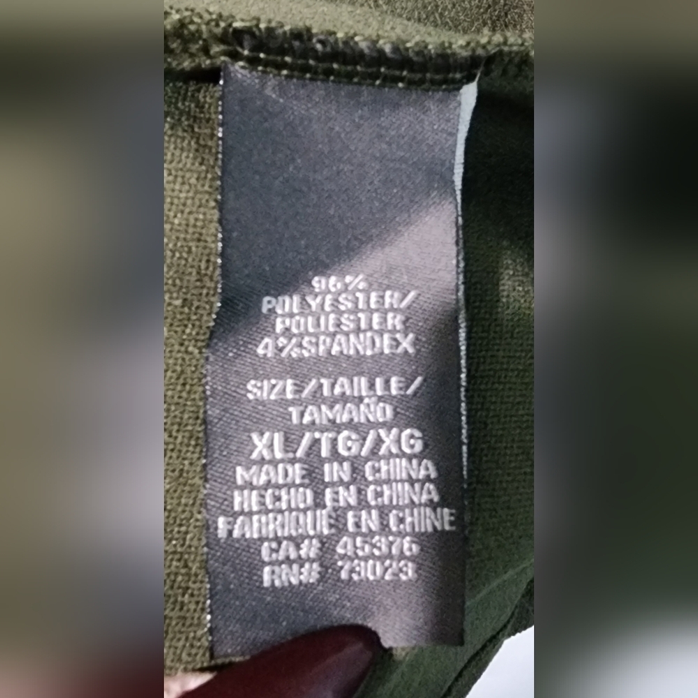 🌷🧥NWT Womens Suzy Shier Army Green sweater size: XL - Picture 4 of 5